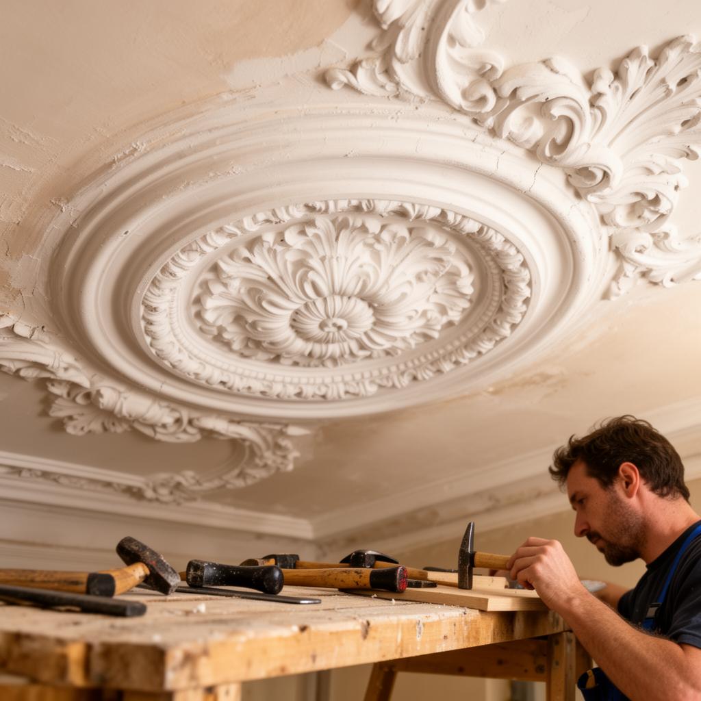 Stuckrestaurierung historische Villa